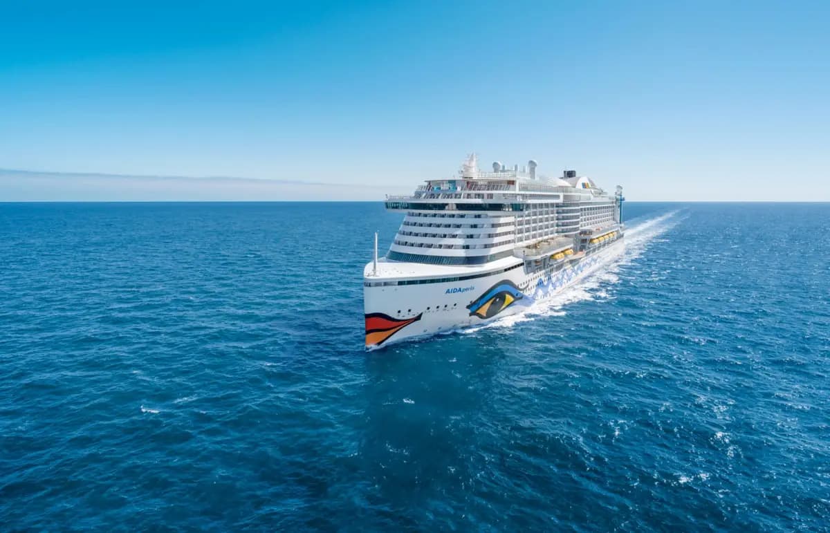 AIDAperla von AIDA Cruises auf See
