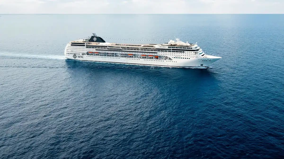 MSC Lirica von MSC Cruises auf See