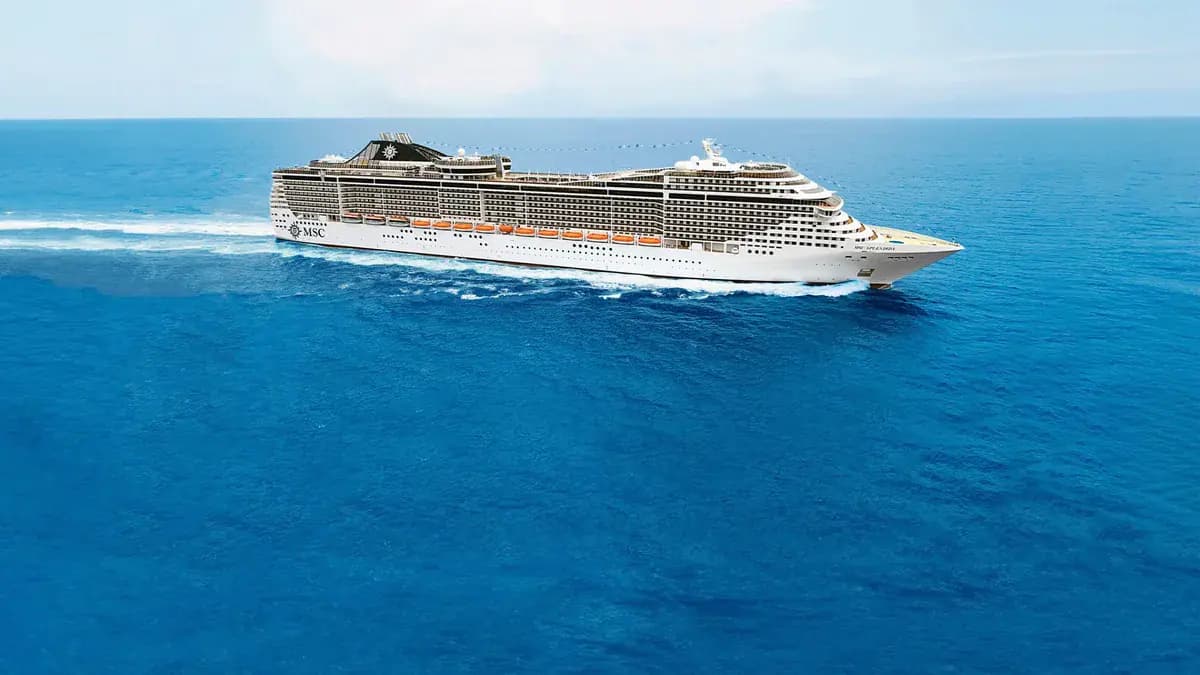 MSC Splendida von MSC Cruises auf See