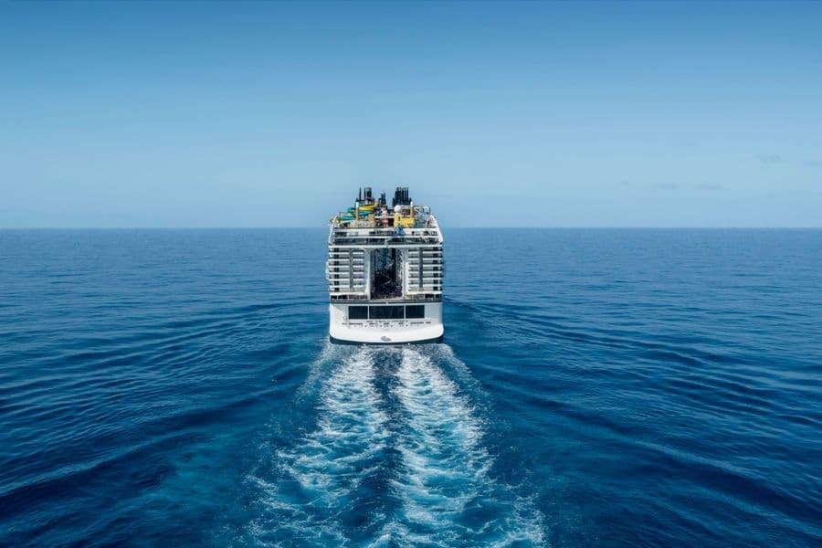 MSC Kreuzfahrtschiff im Hafen