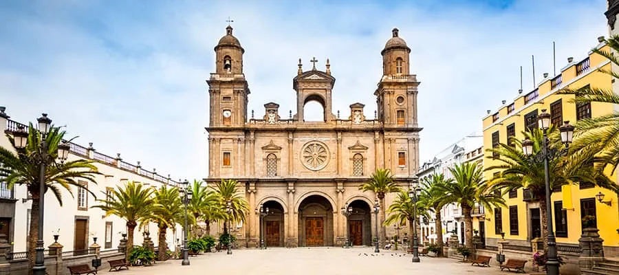 Altstadt und Hafen von Las Palmas auf Gran Canaria